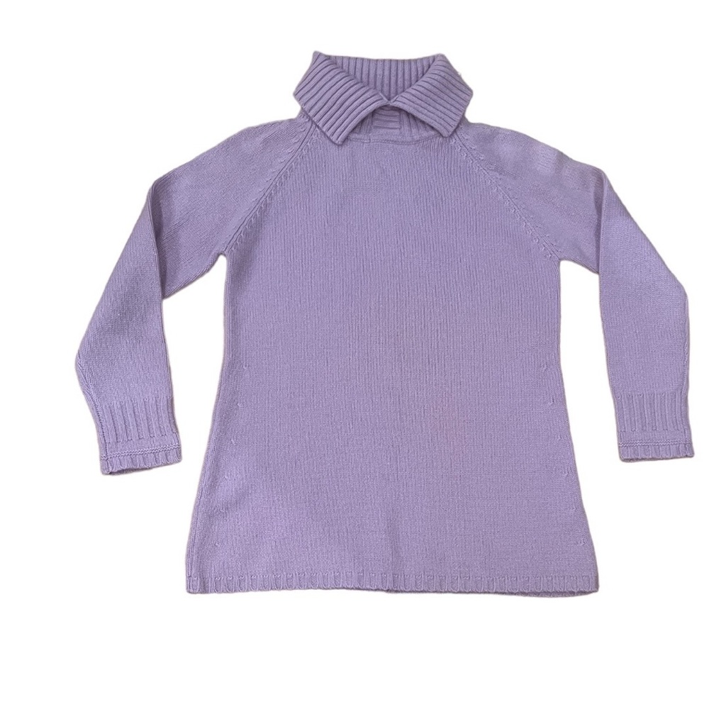 MAG like new 100% Cashmere collared long sleeve sweater Sz M